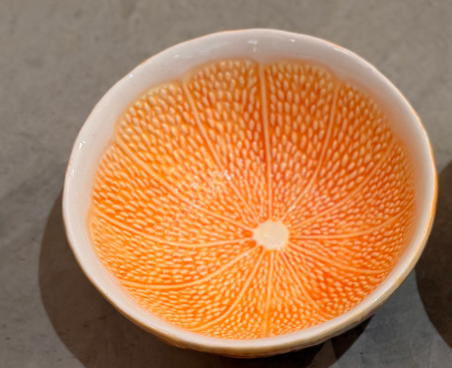 Bols et petites assiettes en Céramique Motif Agrume — Chehoma