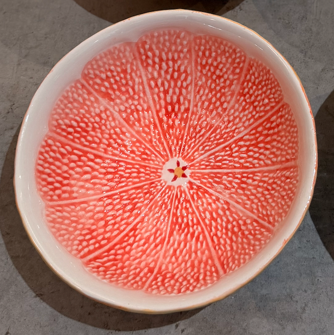 Bols et petites assiettes en Céramique Motif Agrume — Chehoma