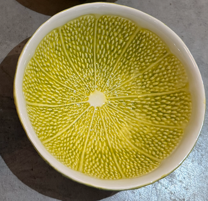 Bols et petites assiettes en Céramique Motif Agrume — Chehoma