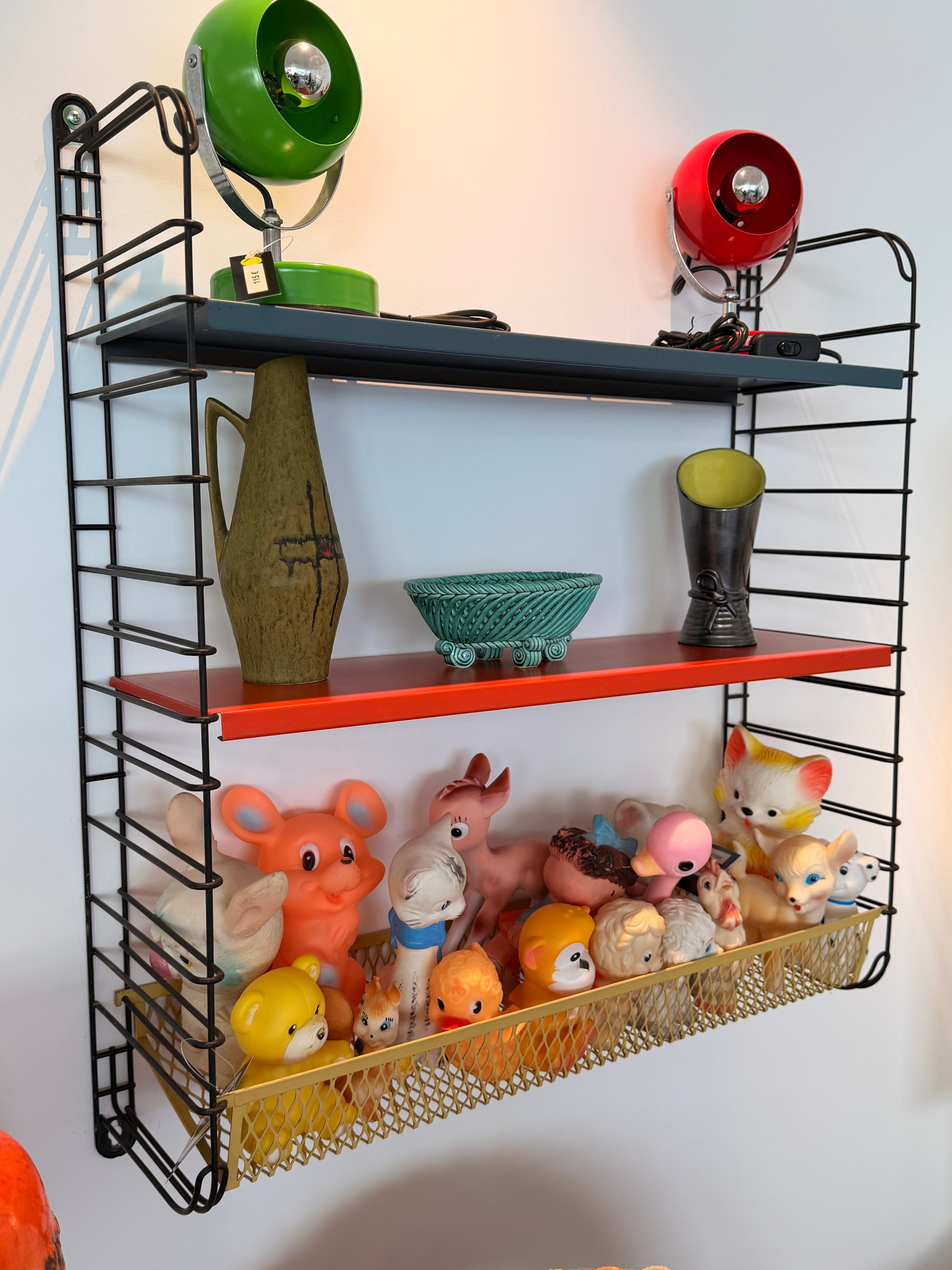 Étagère Murale Modulable Vintage — Style String / Tomado (Années 1960)