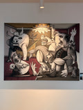 Street Art Painting "Guernica 3.0 variation" (2022) by Jone Hopper - Original Unique Artwork, Gallery Format (89 x 116 cm)