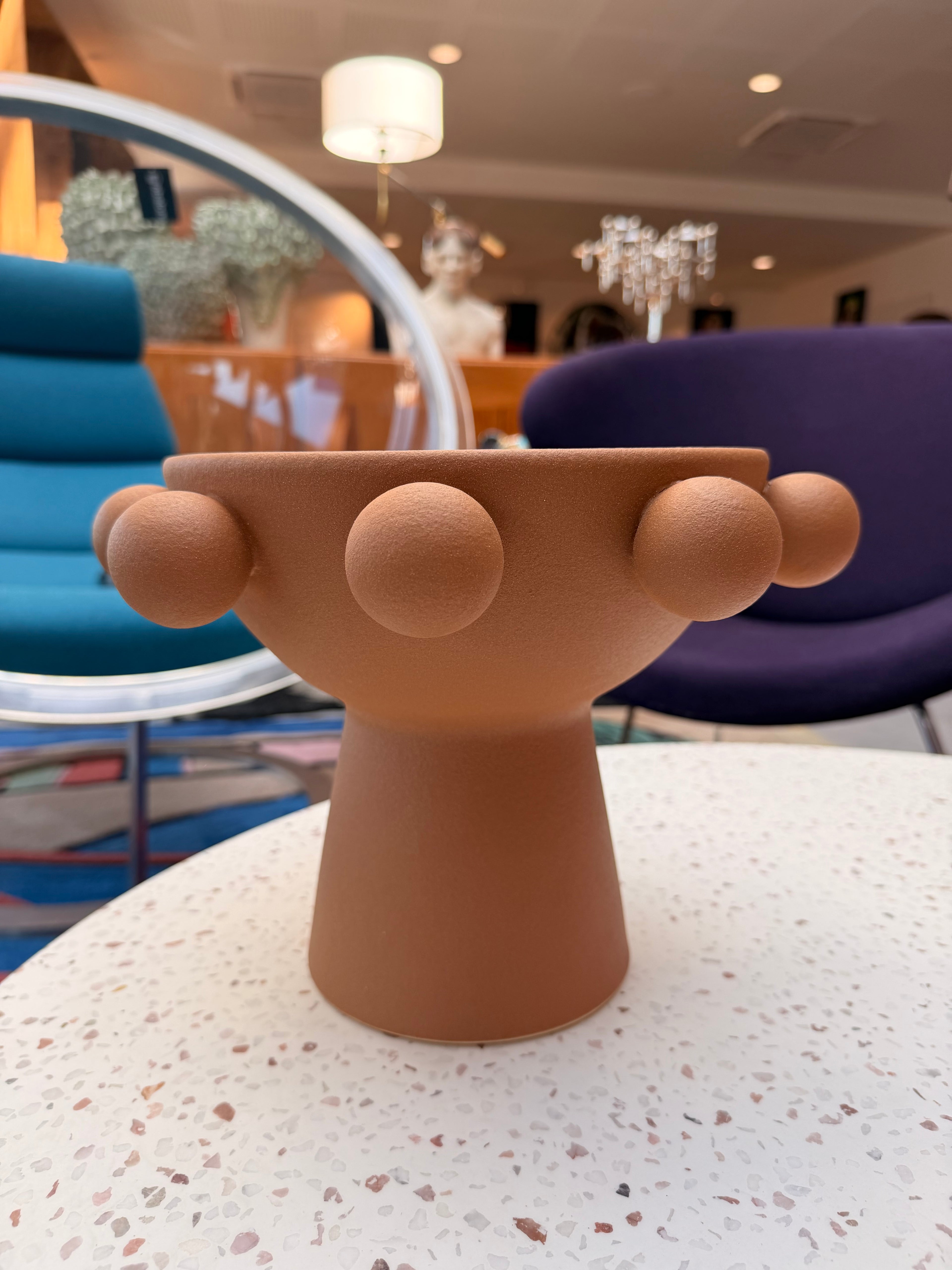 Coupe à fruits céramique design sculptural - inspiration Satellite (vente à l'unité)