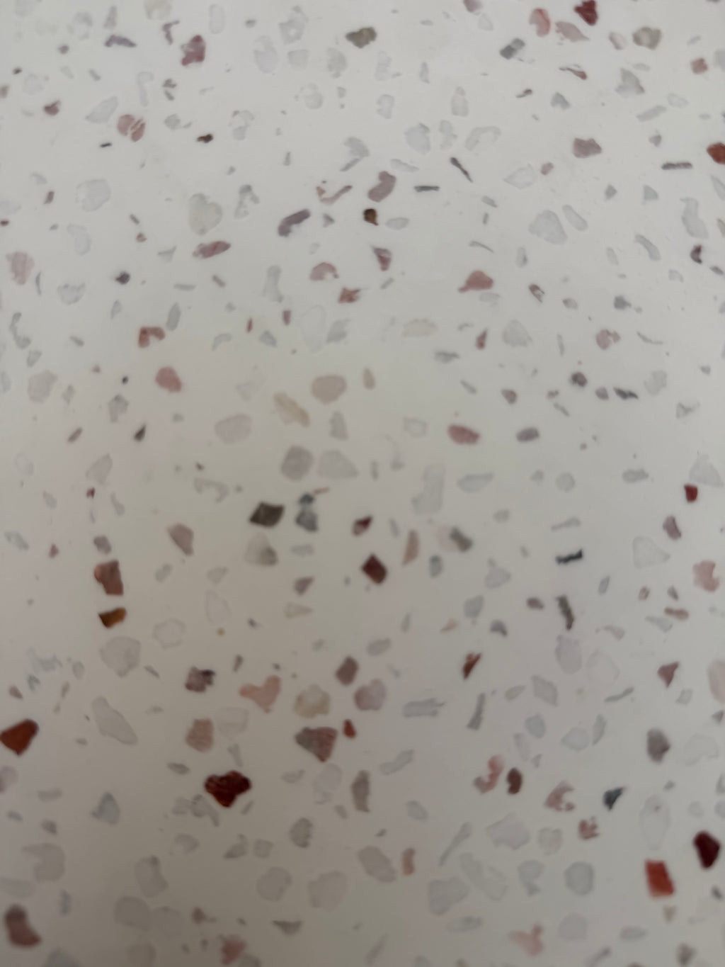 Table basse "Charlène" - Vermissen (Terrazzo blanc)