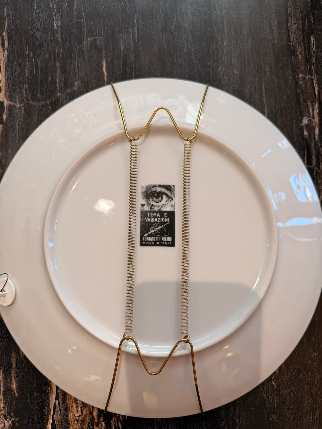 Fornasetti Milano Collector's Plate – Iconic "Tema e Variazioni" Series (Sold Individually)