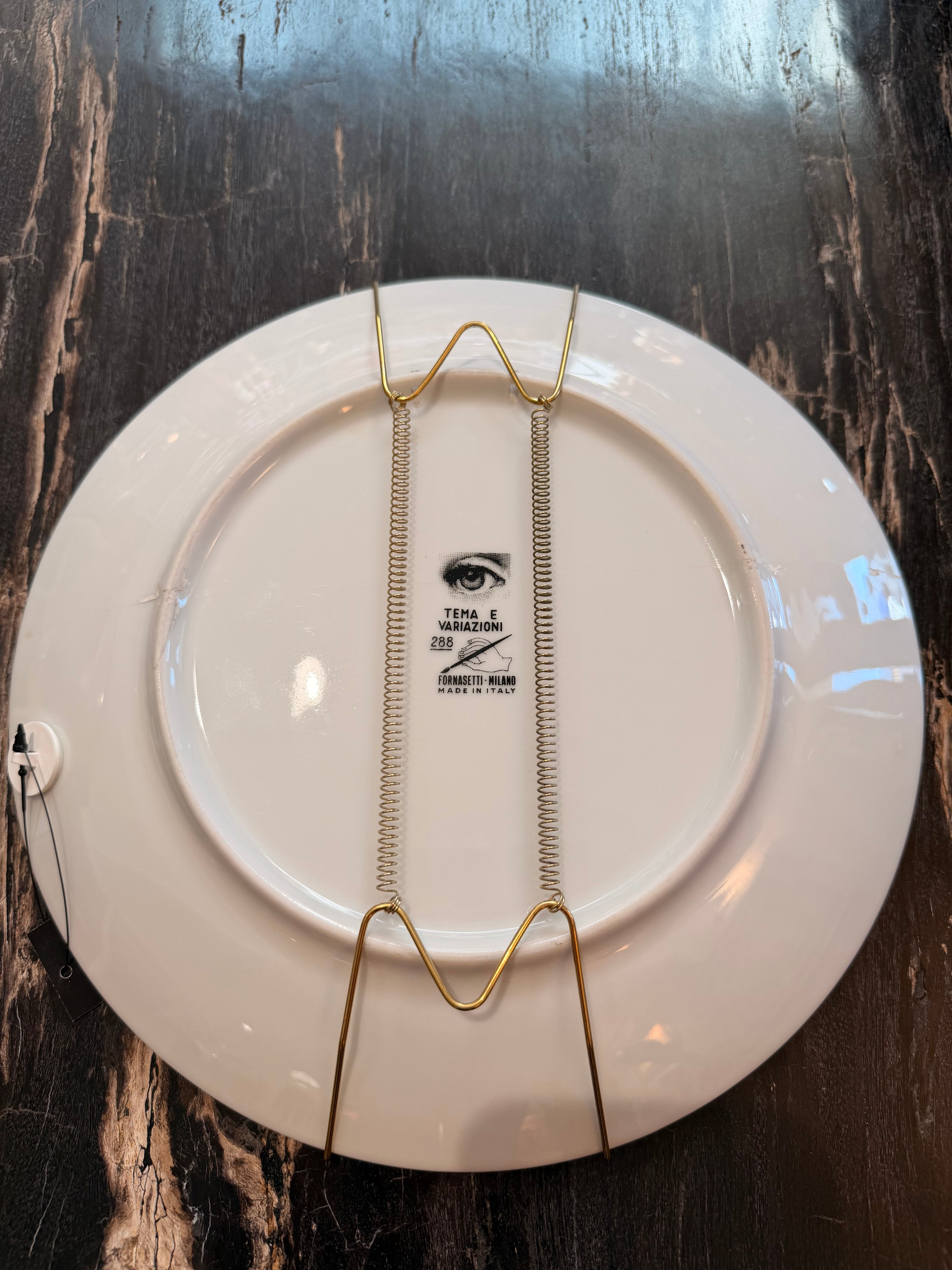 Fornasetti Milano Collector's Plate – Iconic "Tema e Variazioni" Series (Sold Individually)