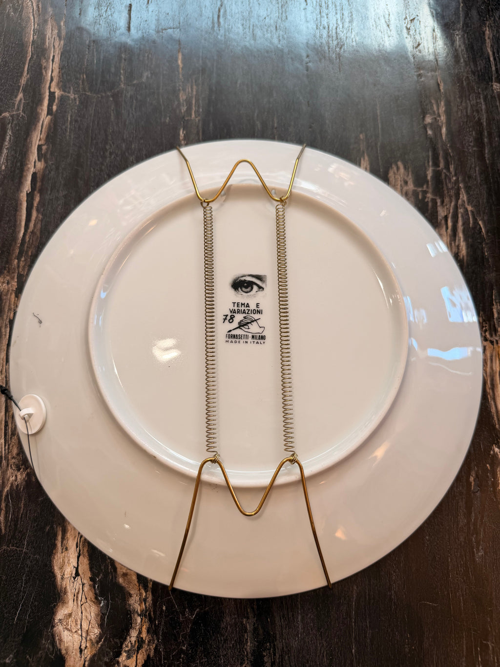 Fornasetti Milano Collector's Plate – Iconic "Tema e Variazioni" Series (Sold Individually)