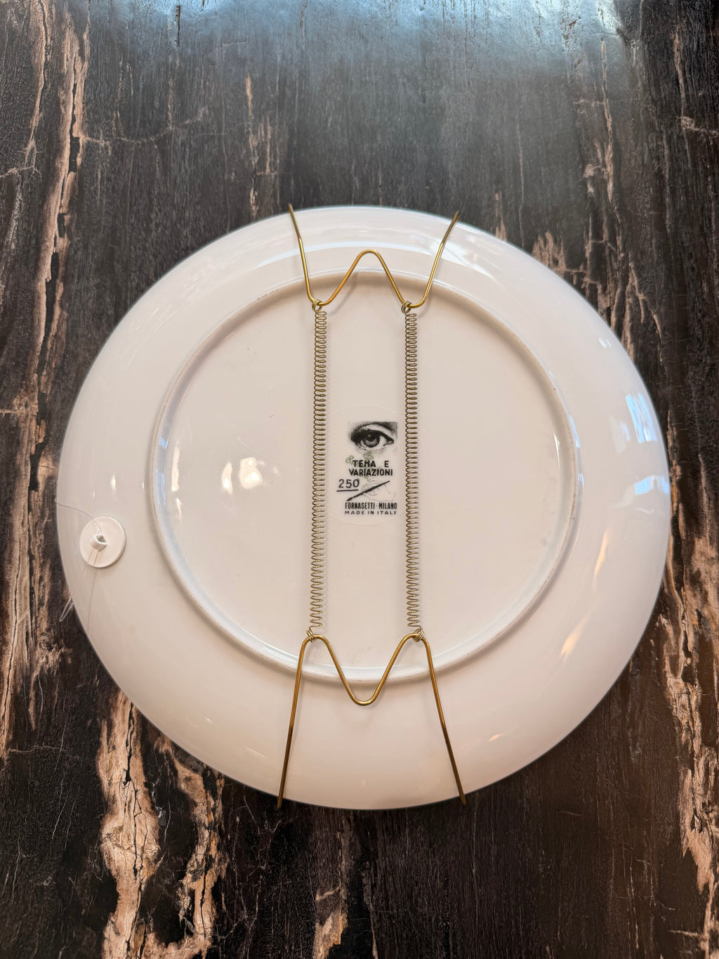 Fornasetti Milano Collector's Plate – Iconic "Tema e Variazioni" Series (Sold Individually)