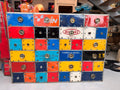 Industrial Cabinet with 34 Drawers – Unique Upcycled Piece Made from Hydrocarbon & Engine Oil Barrels