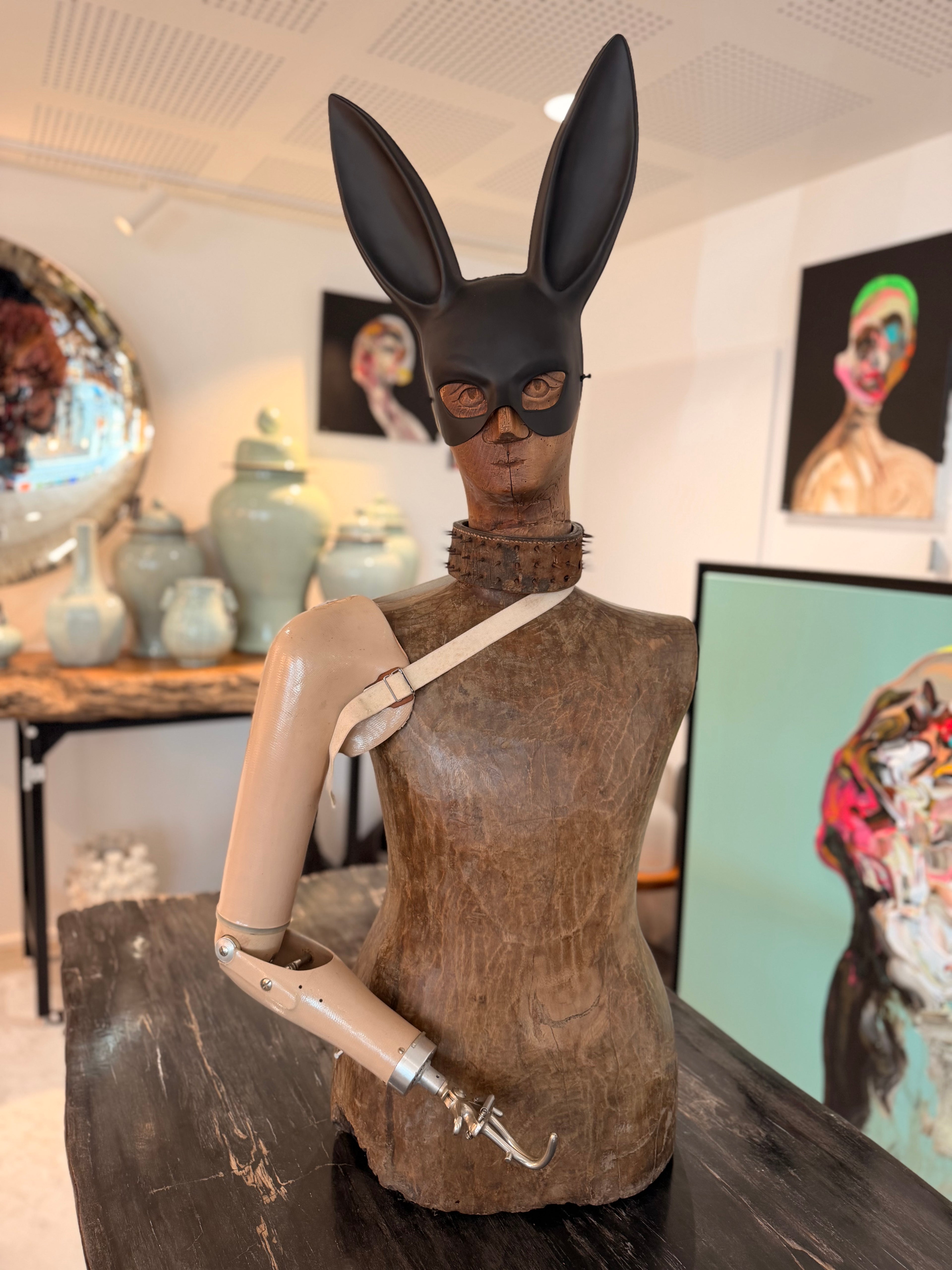 Sculpture Buste "Expugnation" par Pascal Jean – Hauteur 115 cm