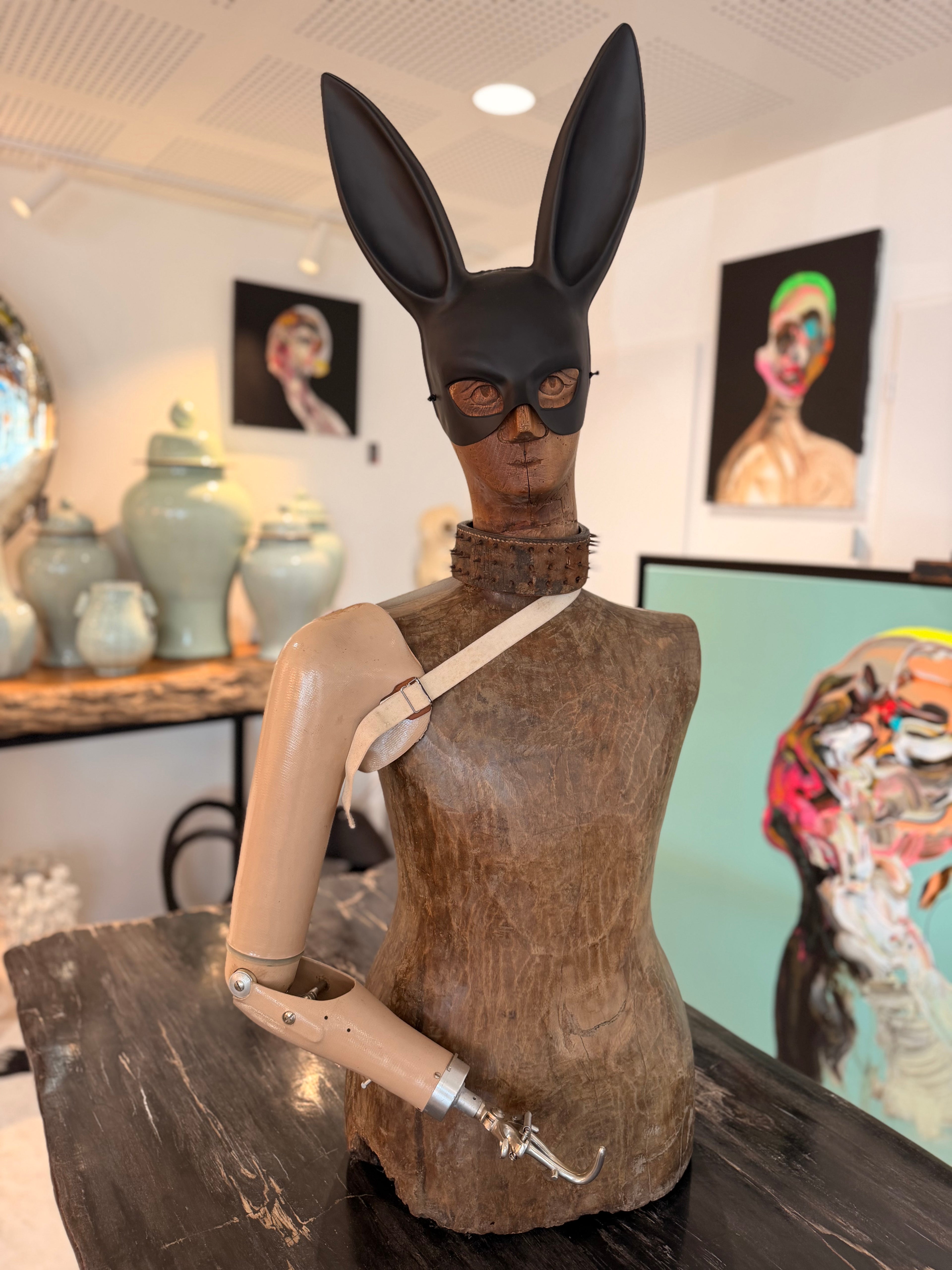 Sculpture Buste "Expugnation" par Pascal Jean – Hauteur 115 cm