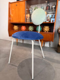 Chaise Design "BO 15 EQUILIBRI" par BD – Édition Italienne Vintage, Esprit Postmoderne en Velours et Métal Laqué