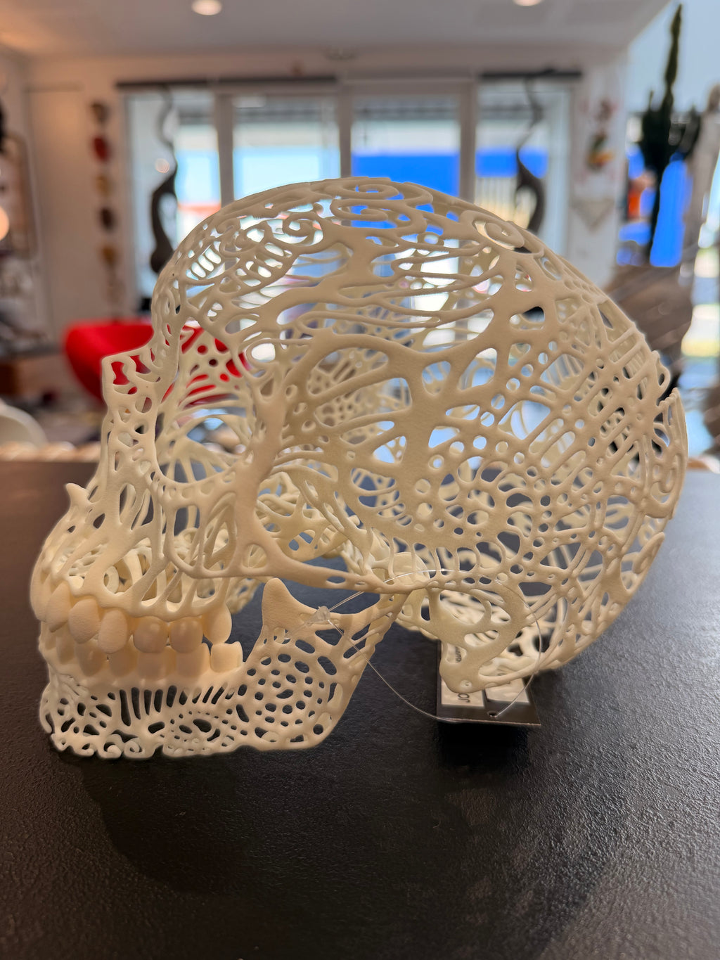Sculpture "CRANIUM REVOLUTUM" – Une œuvre d'art exclusive par Joshua Harker | Impression 3D Haute Définition