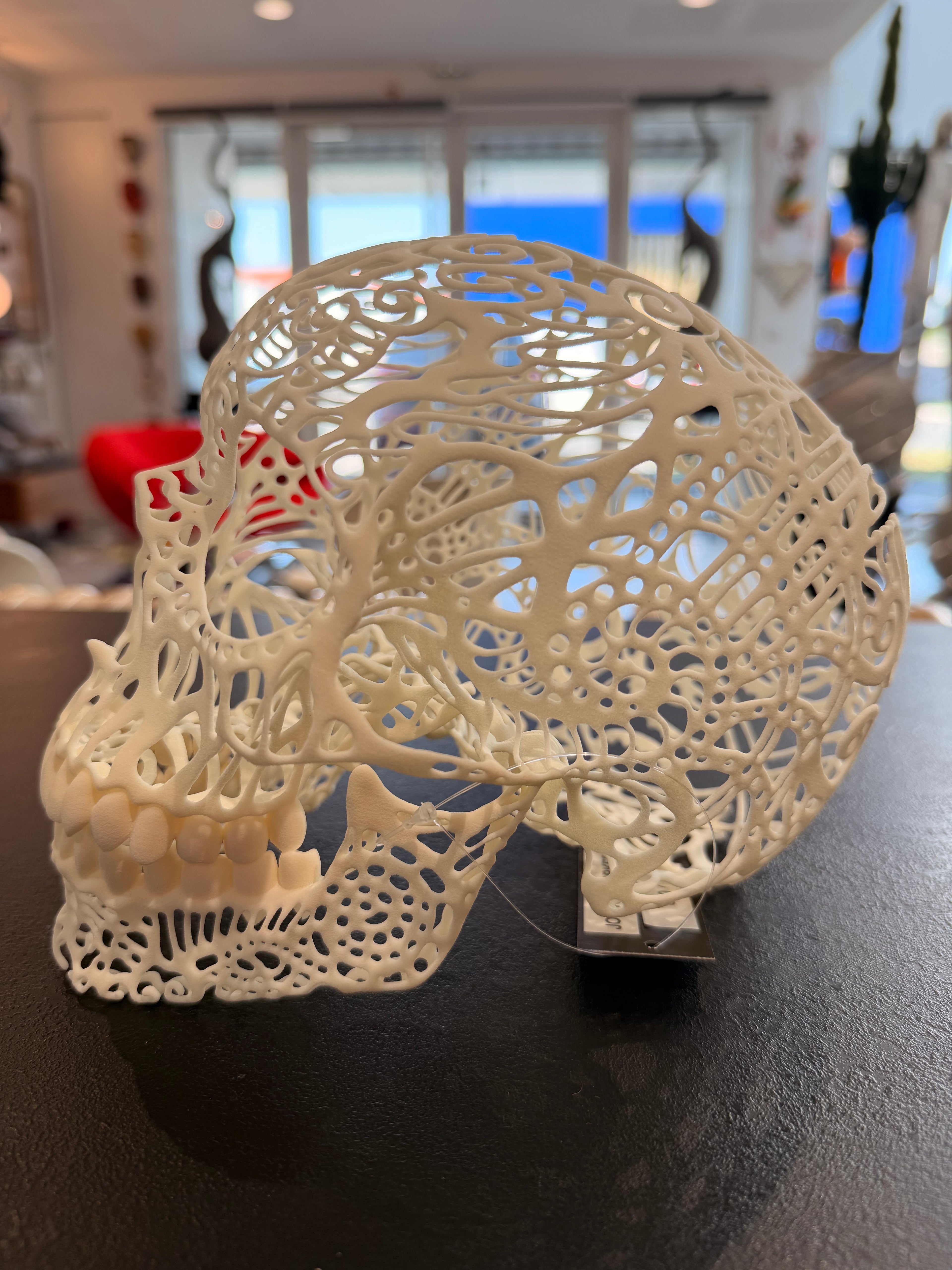 Sculpture "CRANIUM REVOLUTUM" – Une œuvre d'art exclusive par Joshua Harker | Impression 3D Haute Définition