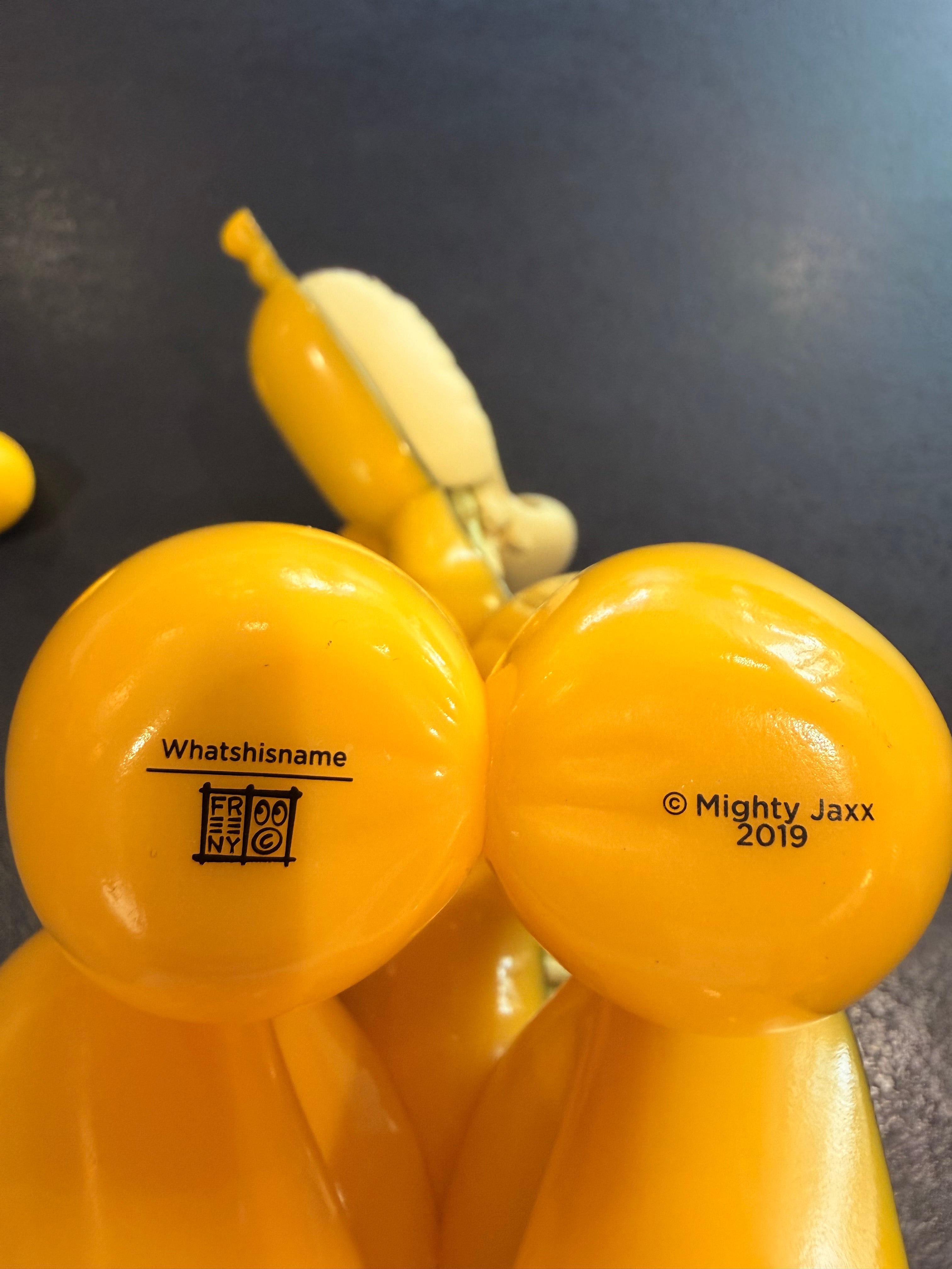 Figurine KAWS "Pooekie" (Yellow Edition) – Par Jason Freeny x Whatshisname | Mighty Jaxx 2019