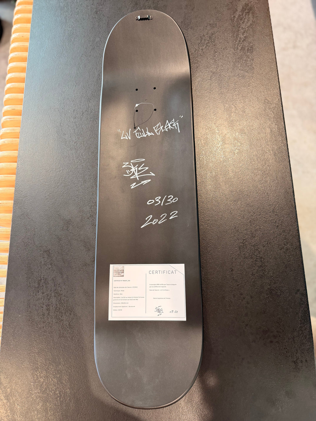"Louis Vuitton" Skateboard Deck – Street Pop Art by Artist SKE