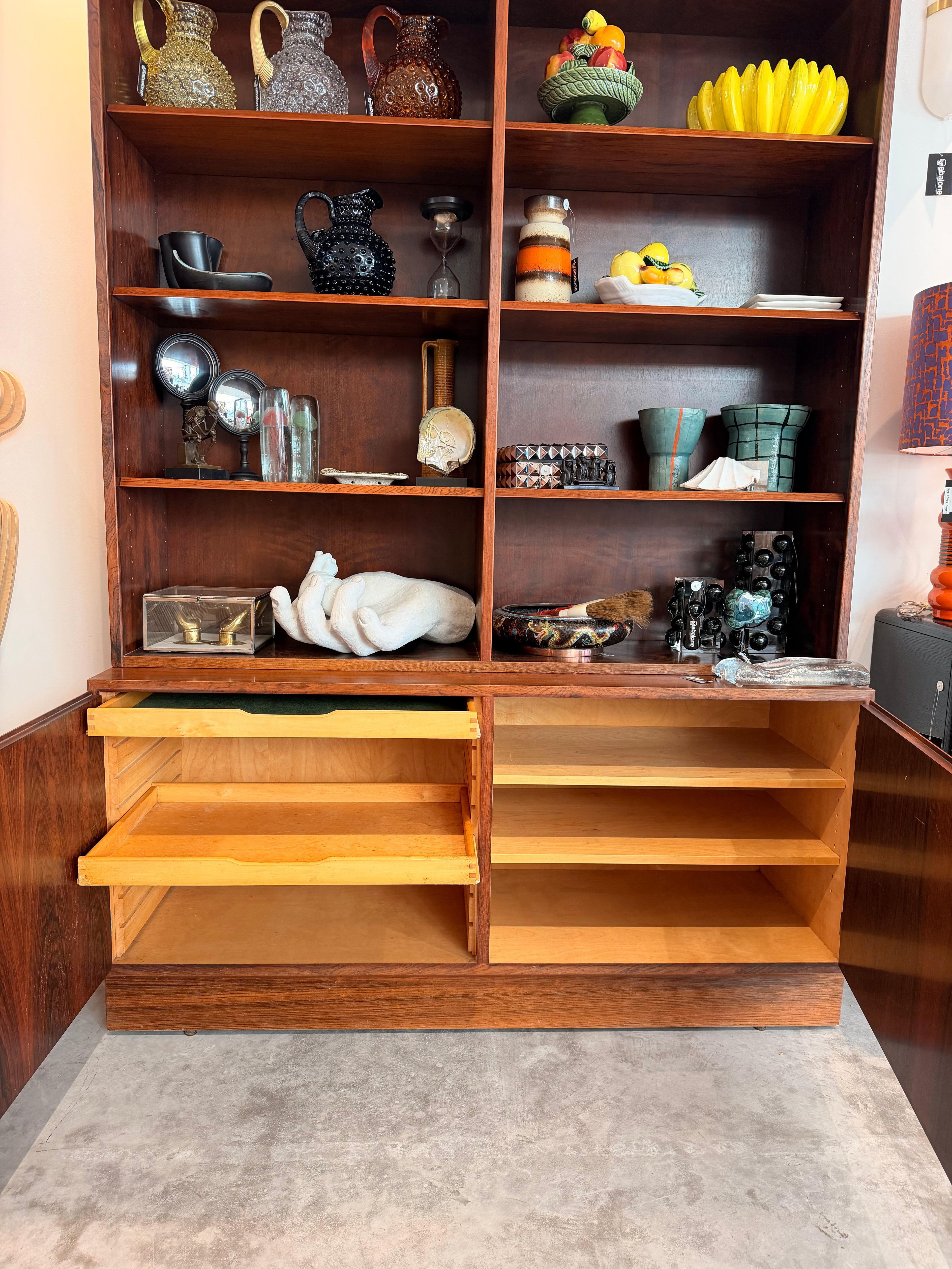 Bibliothèque Enfilade Haute en Palissandre – Poul Hundevad (Danemark)