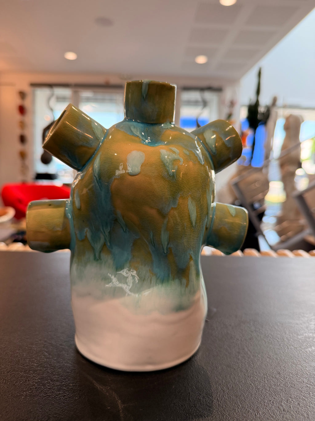 Vase Multi-Col « Écorce Céleste » – Création Unique de Christina Dal Soggio