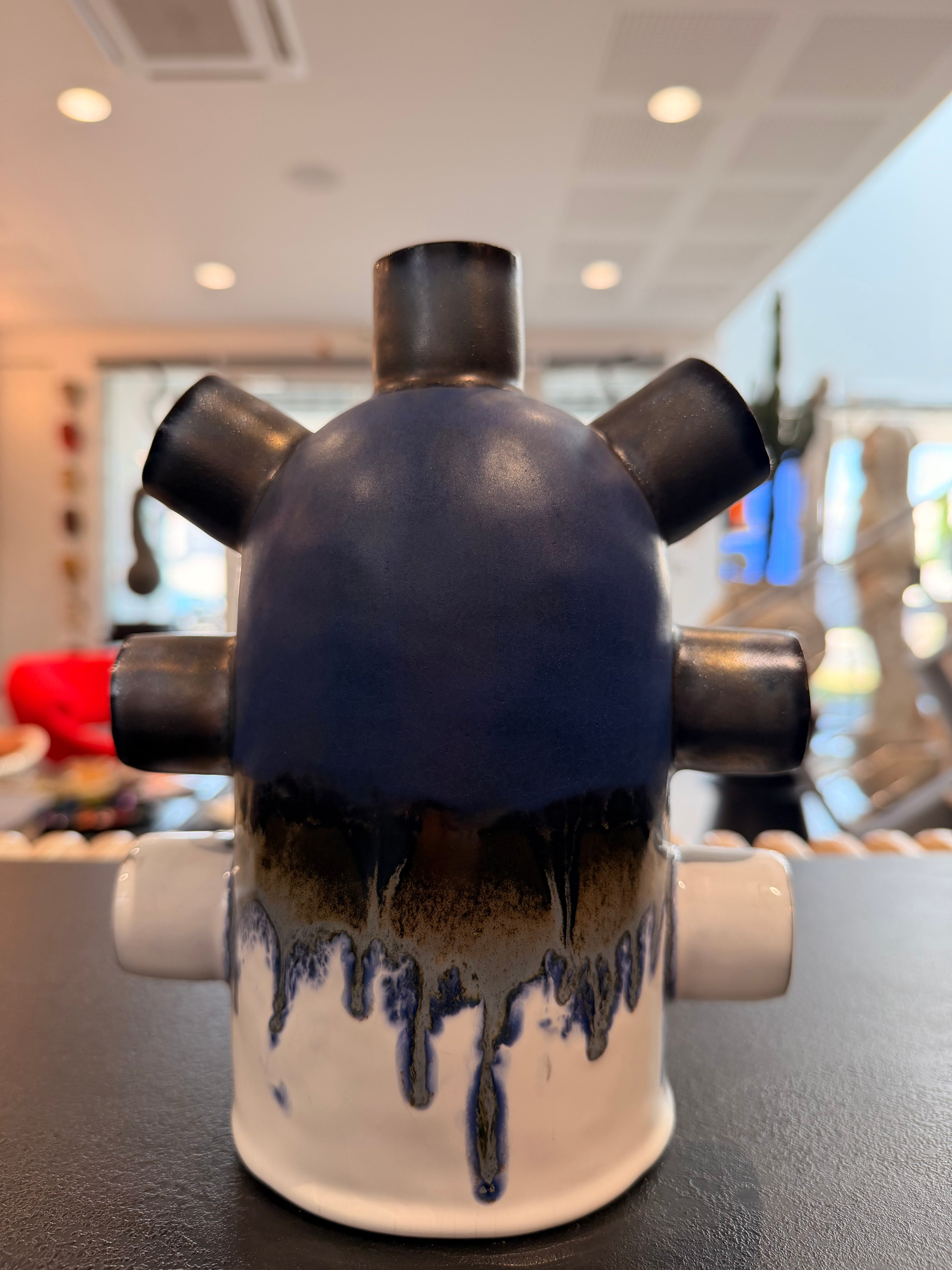 Vase Multi-Col « Abysse » – Création Unique de Christina Dal Soggio