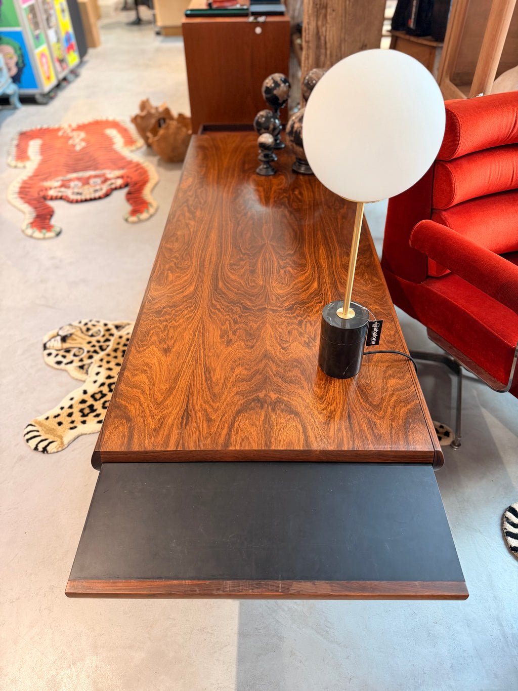 Table Basse de Salon Extensible en Palissandre de Rio – Danemark (Johannes Andersen)