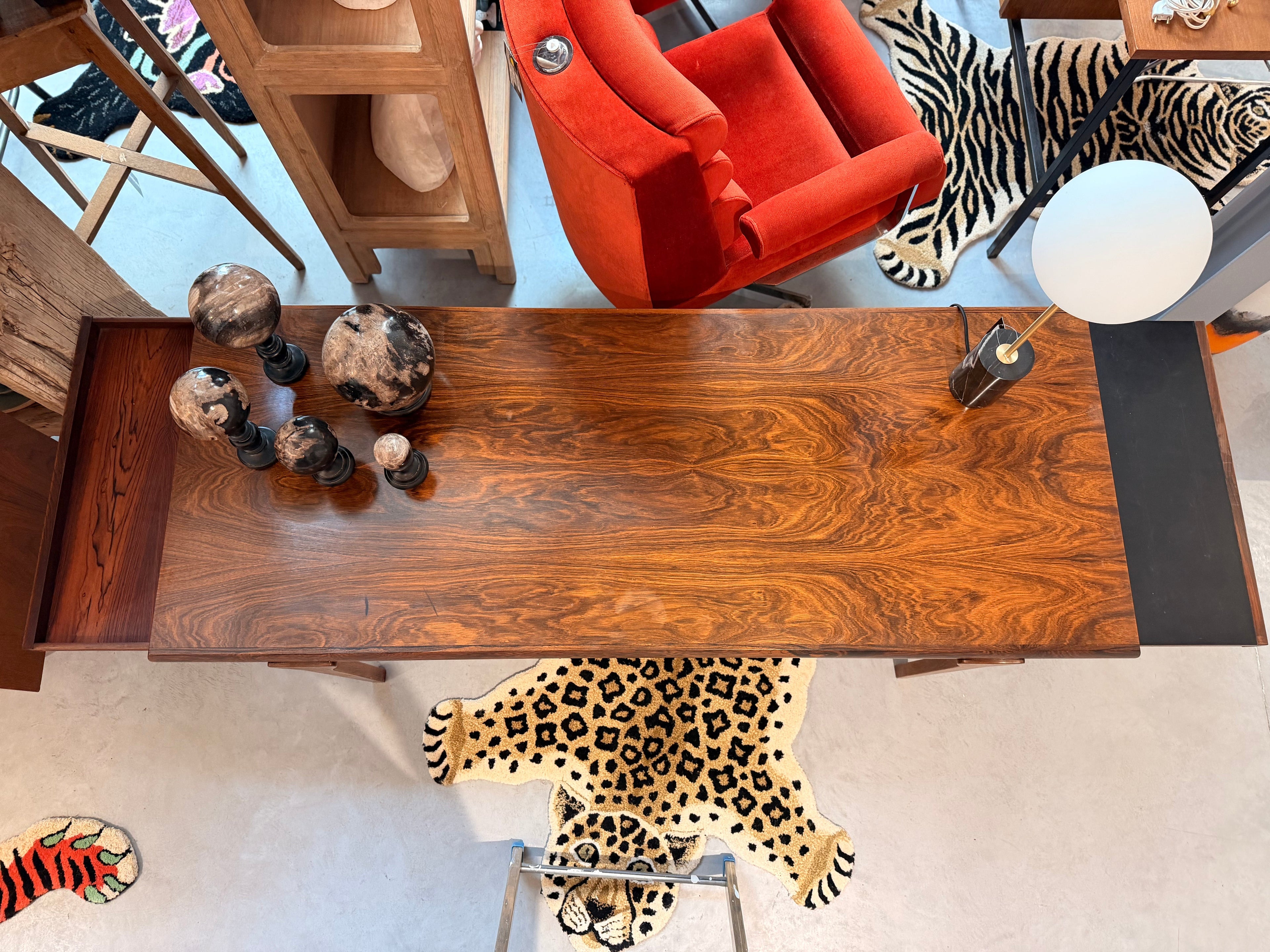 Table Basse de Salon Extensible en Palissandre de Rio – Danemark (Johannes Andersen)