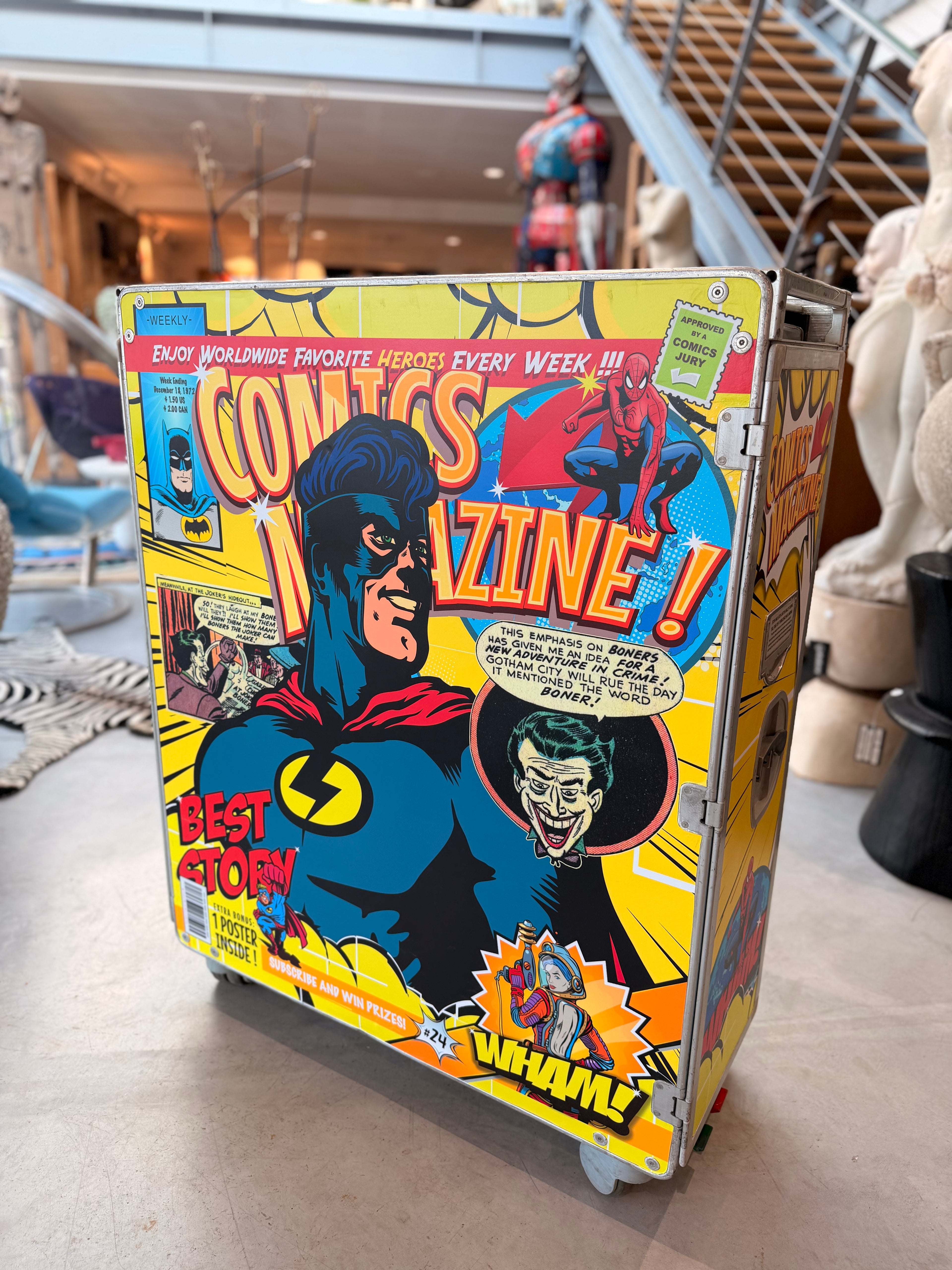 « Comics Vintage » – Trolley de Bord Authentique TAP