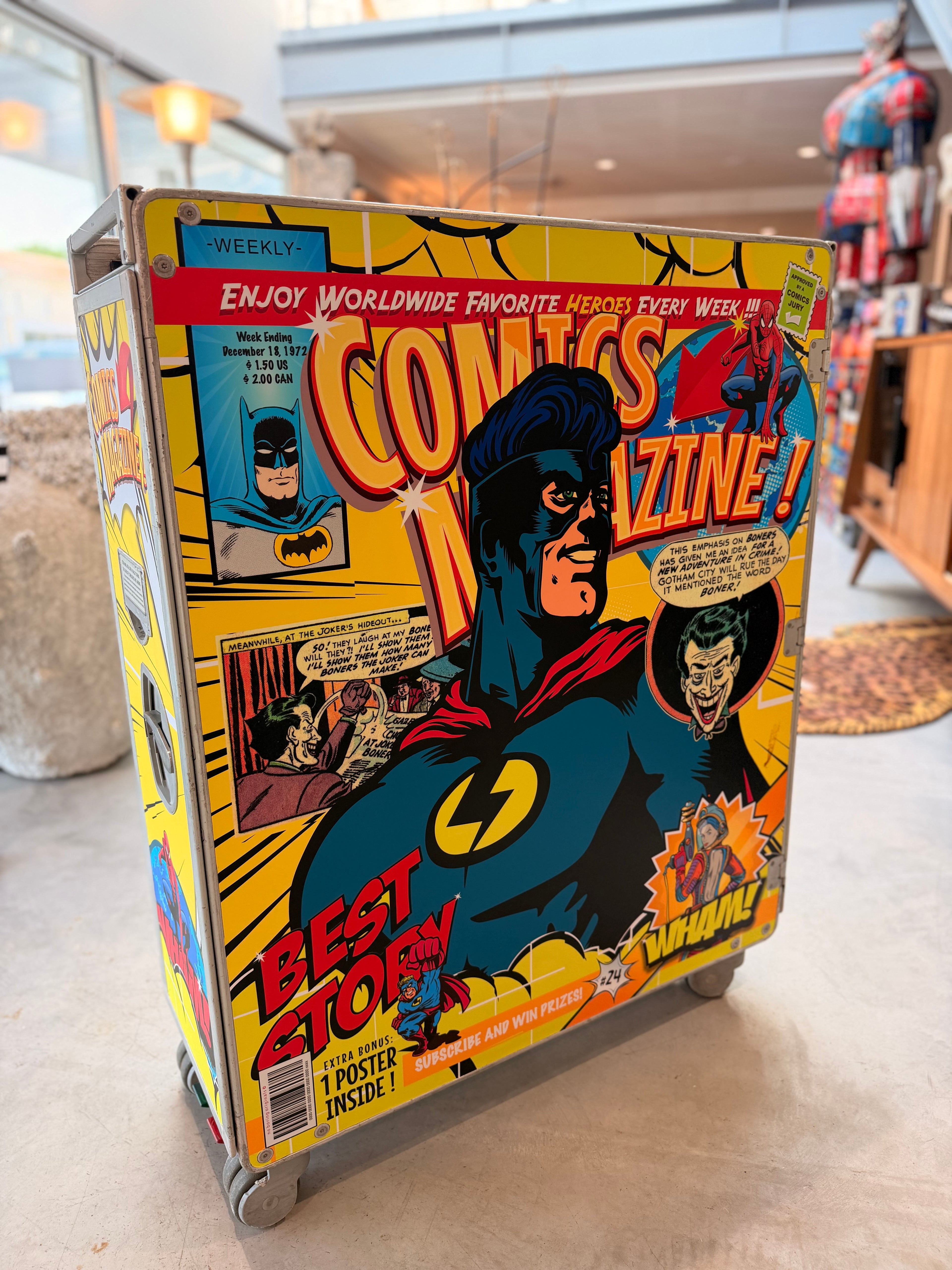 « Comics Vintage » – Trolley de Bord Authentique TAP