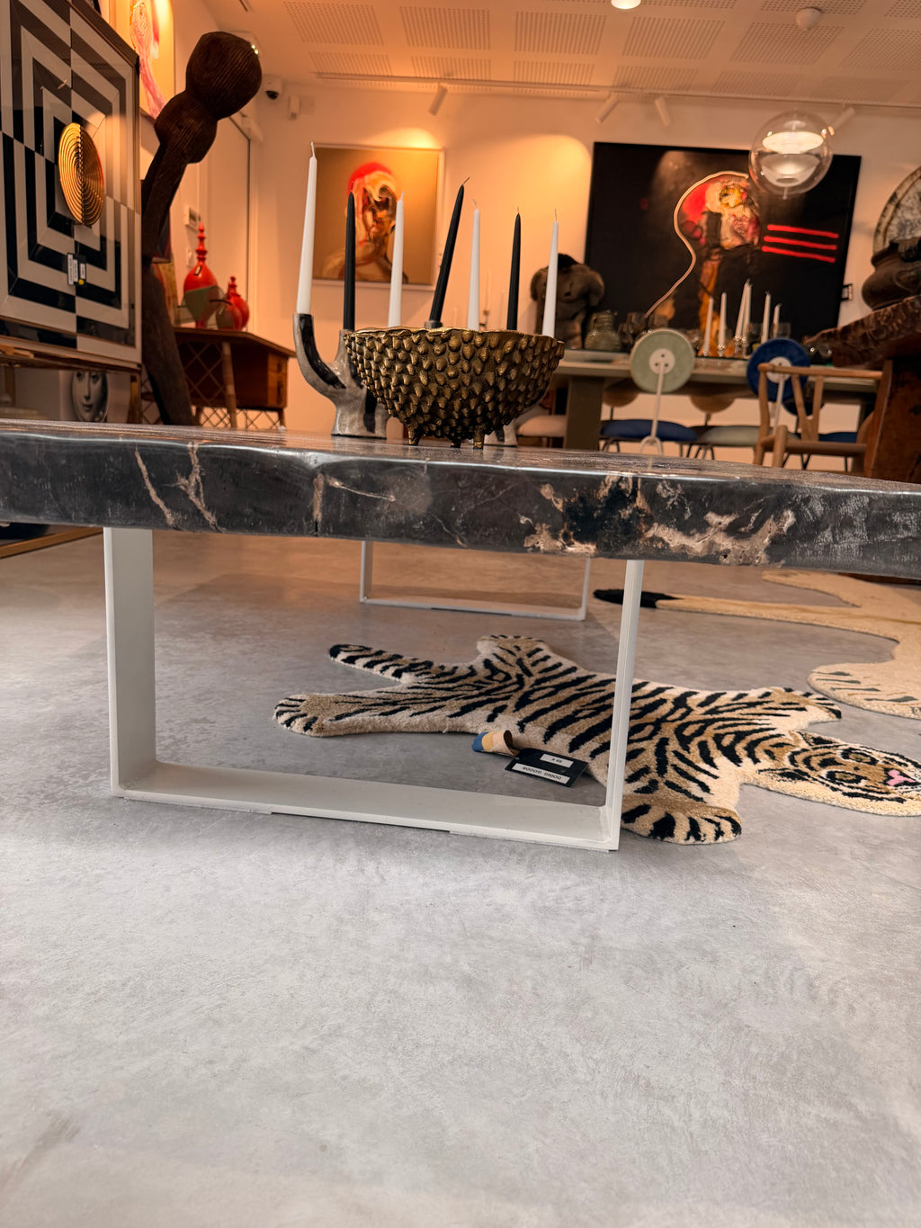 Exceptional Petrified Wood (Fossil) Coffee Table – Unique Piece