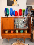 Meuble Bar Vintage en Teintier Blond – Design Français (Années 60) – Style Mid-Century