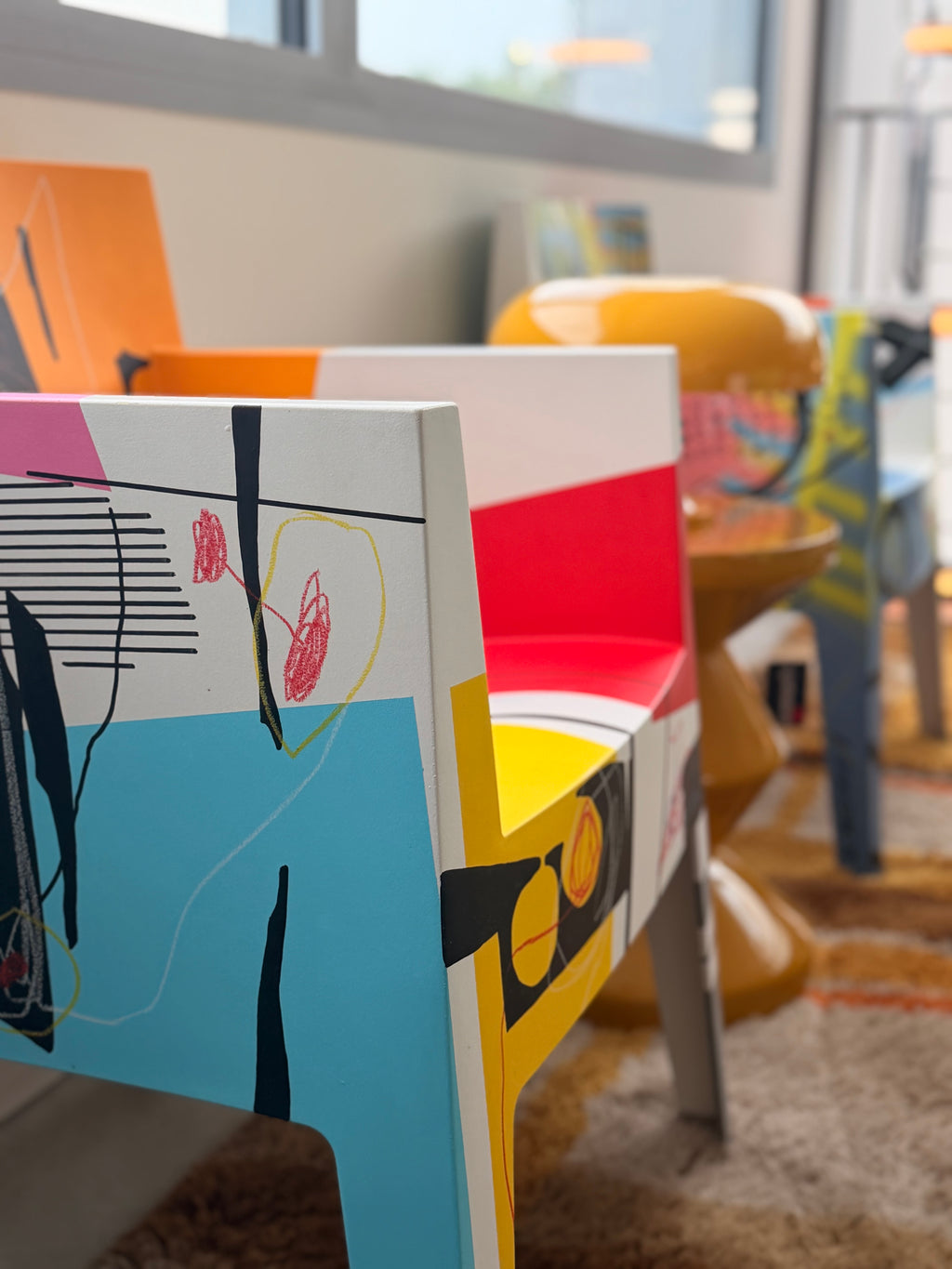 "Toy" Armchair by Starck x Driade – Unique Piece by Anne Kiesecoms (2022)