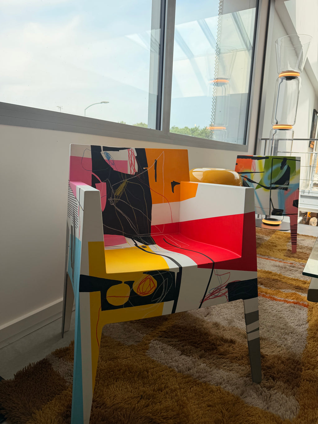 "Toy" Armchair by Starck x Driade – Unique Piece by Anne Kiesecoms (2022)