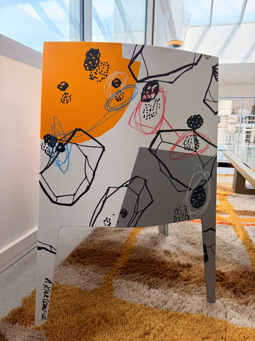 "Toy" Armchair by Starck x Driade – Unique Piece by Anne Kiesecoms (2022)
