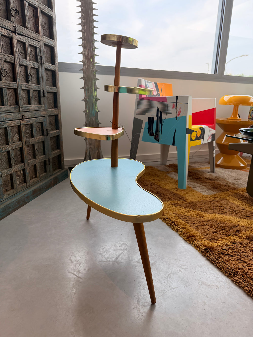 Table à Plantes Étagère Rockabilly – Allemagne, c. 1960