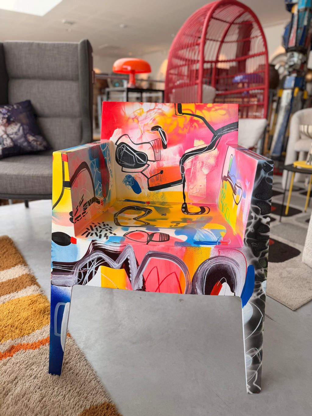 Fauteuil "Toy" Starck x Driade – Pièce Unique de Jack Soro (Certificat Inclus)