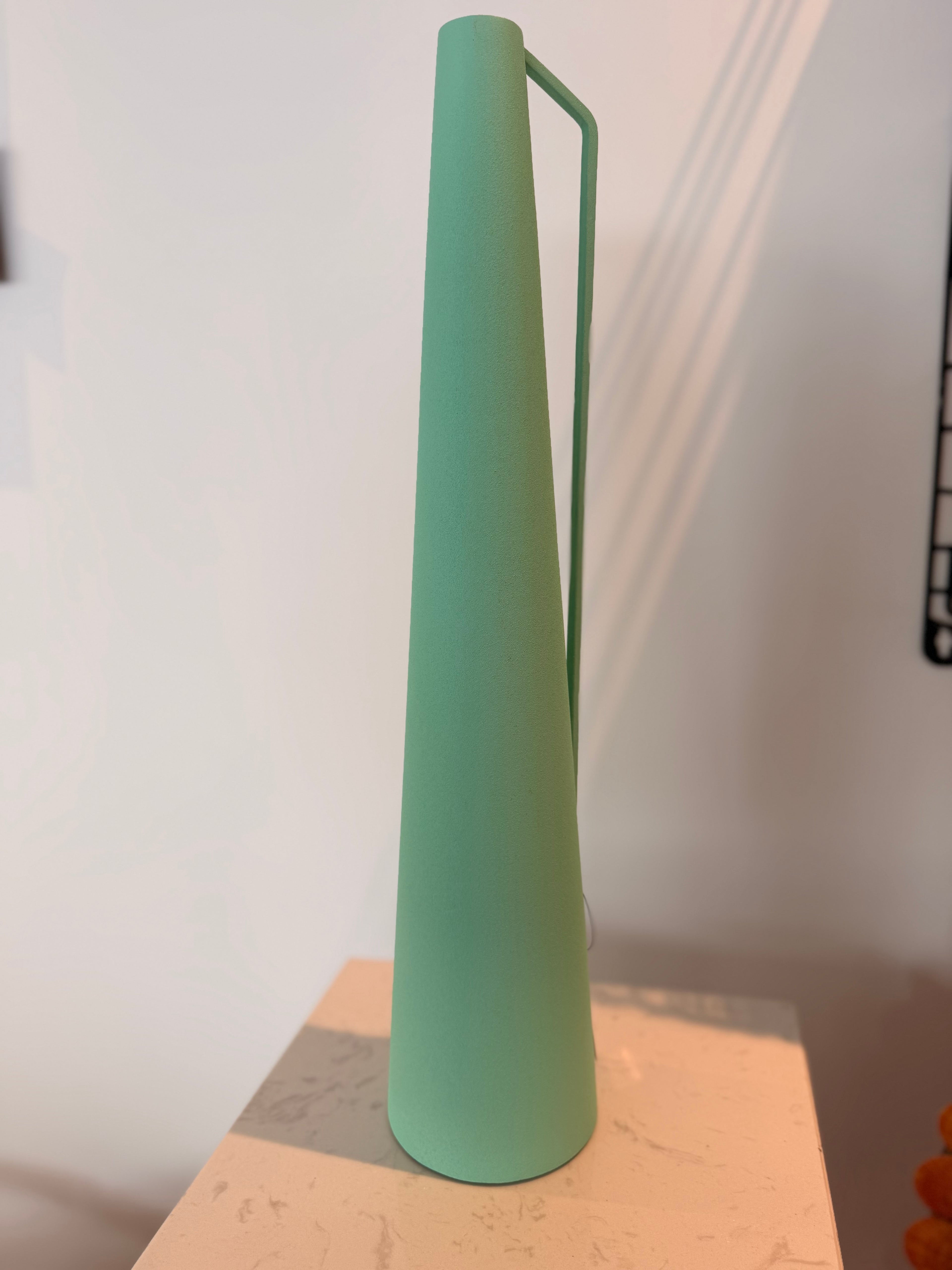 "Origami" Conical Vase in Textured Metal – Polspotten