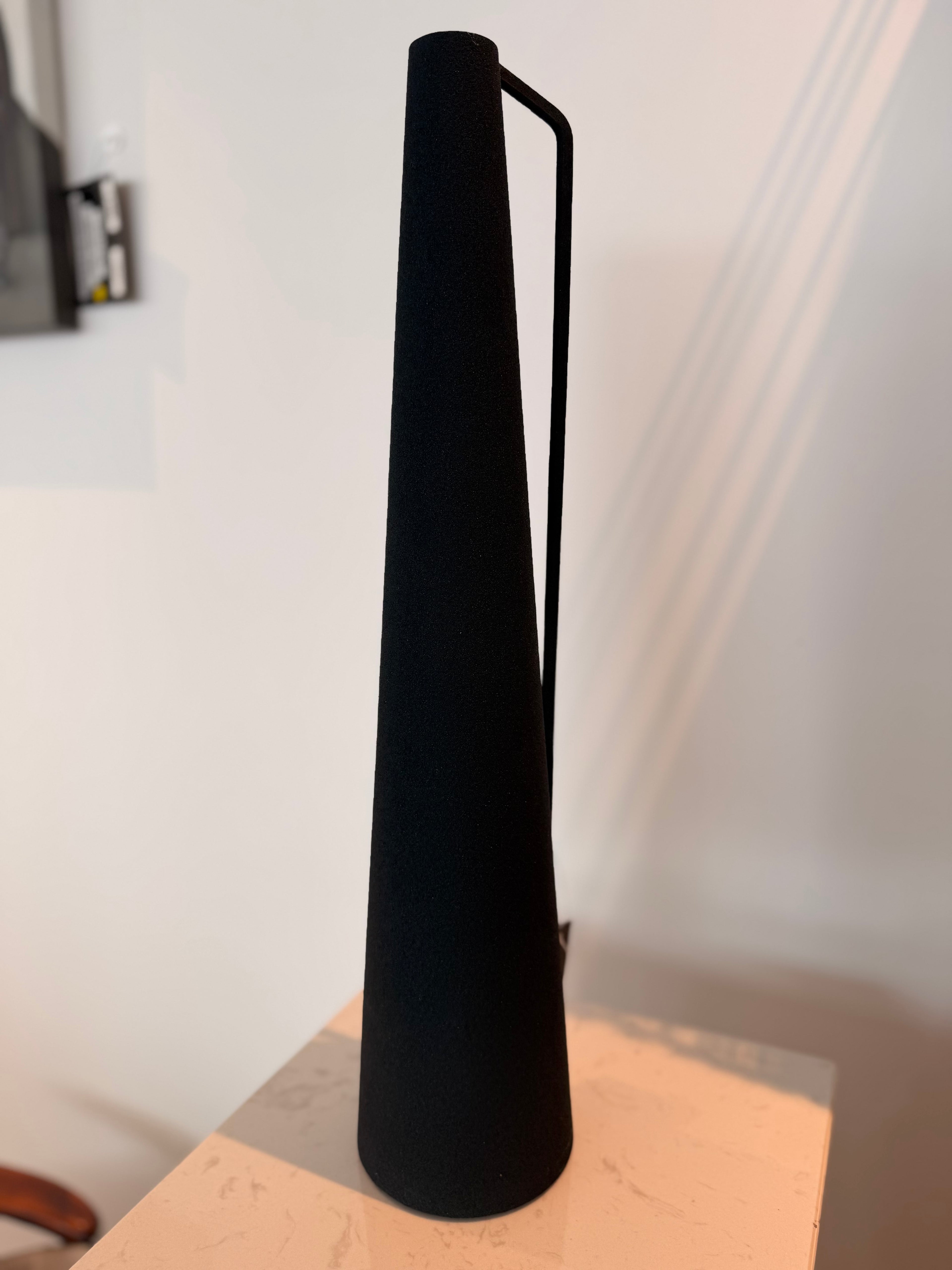 "Origami" Conical Vase in Textured Metal – Polspotten