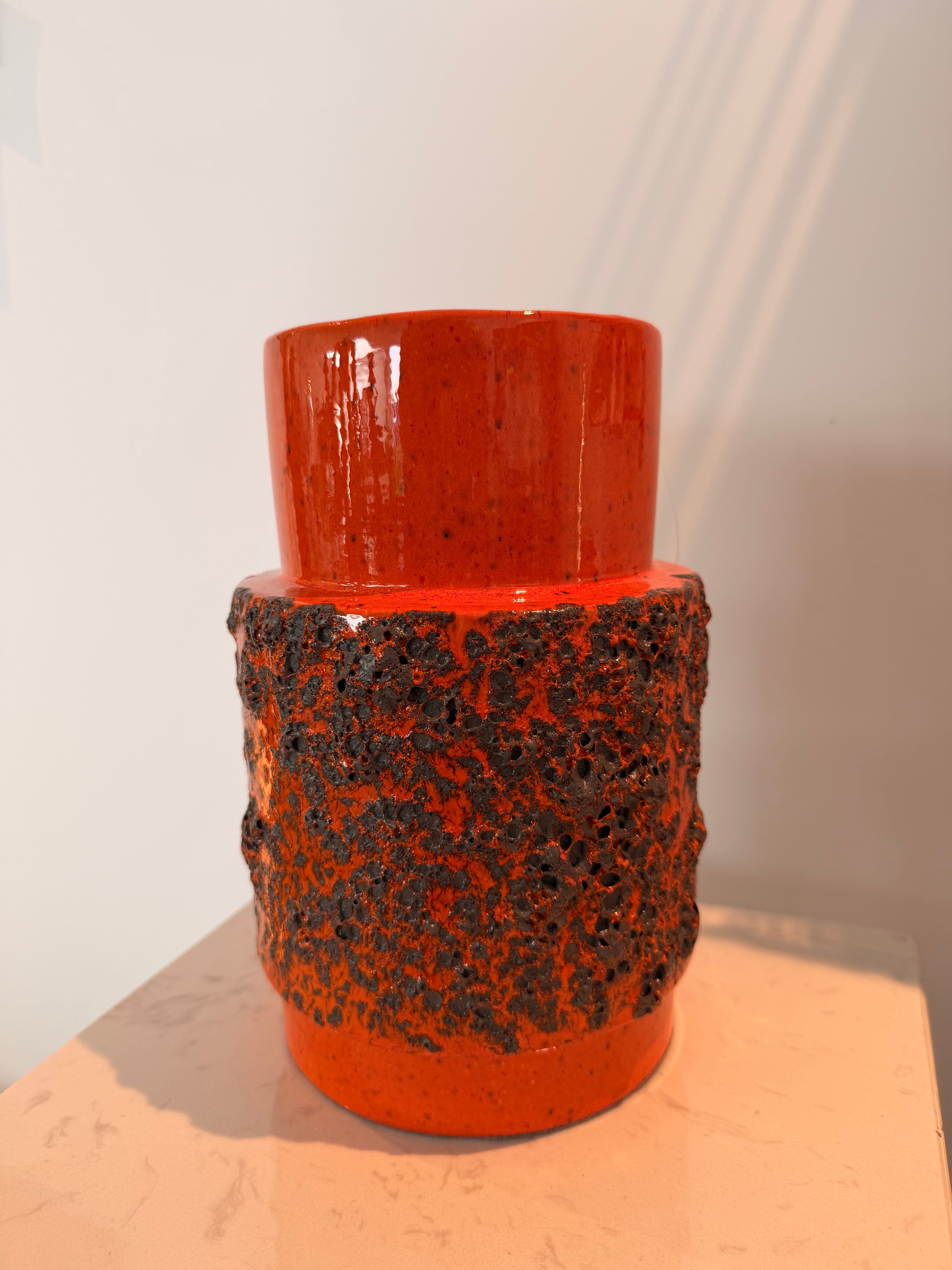 "Fat Lava" Squat Vase – Carstens Tönnieshof (West Germany), c. 1970