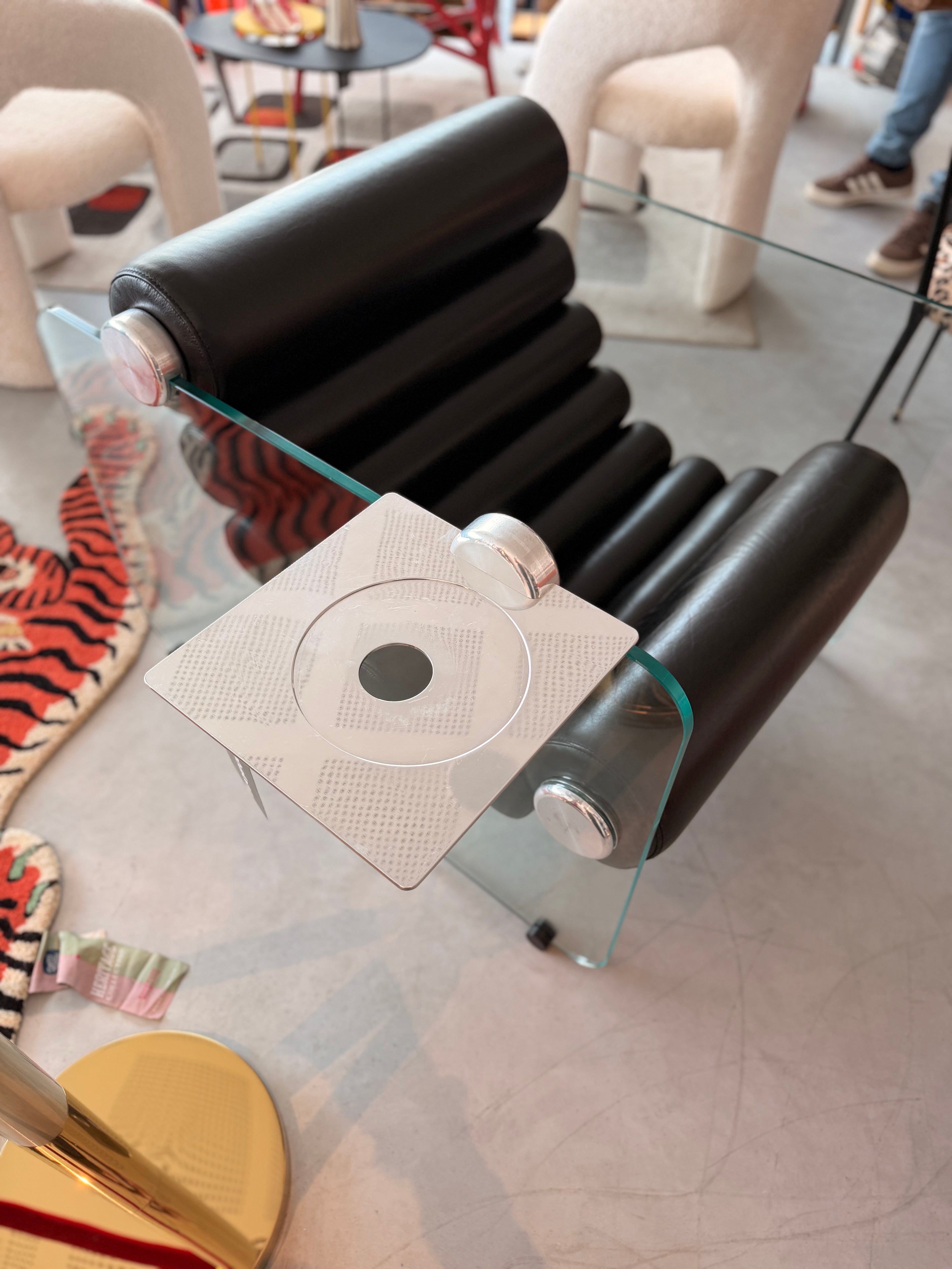 Fauteuil "Hyaline" & Sa Tablette – Fabio Lenci pour Comfort (1968)