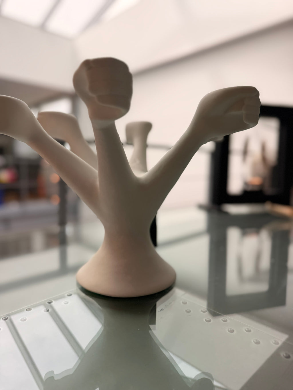 "Eve Multi-Fist" Bisque Porcelain Candlestick/Candelabra – Jonathan Adler