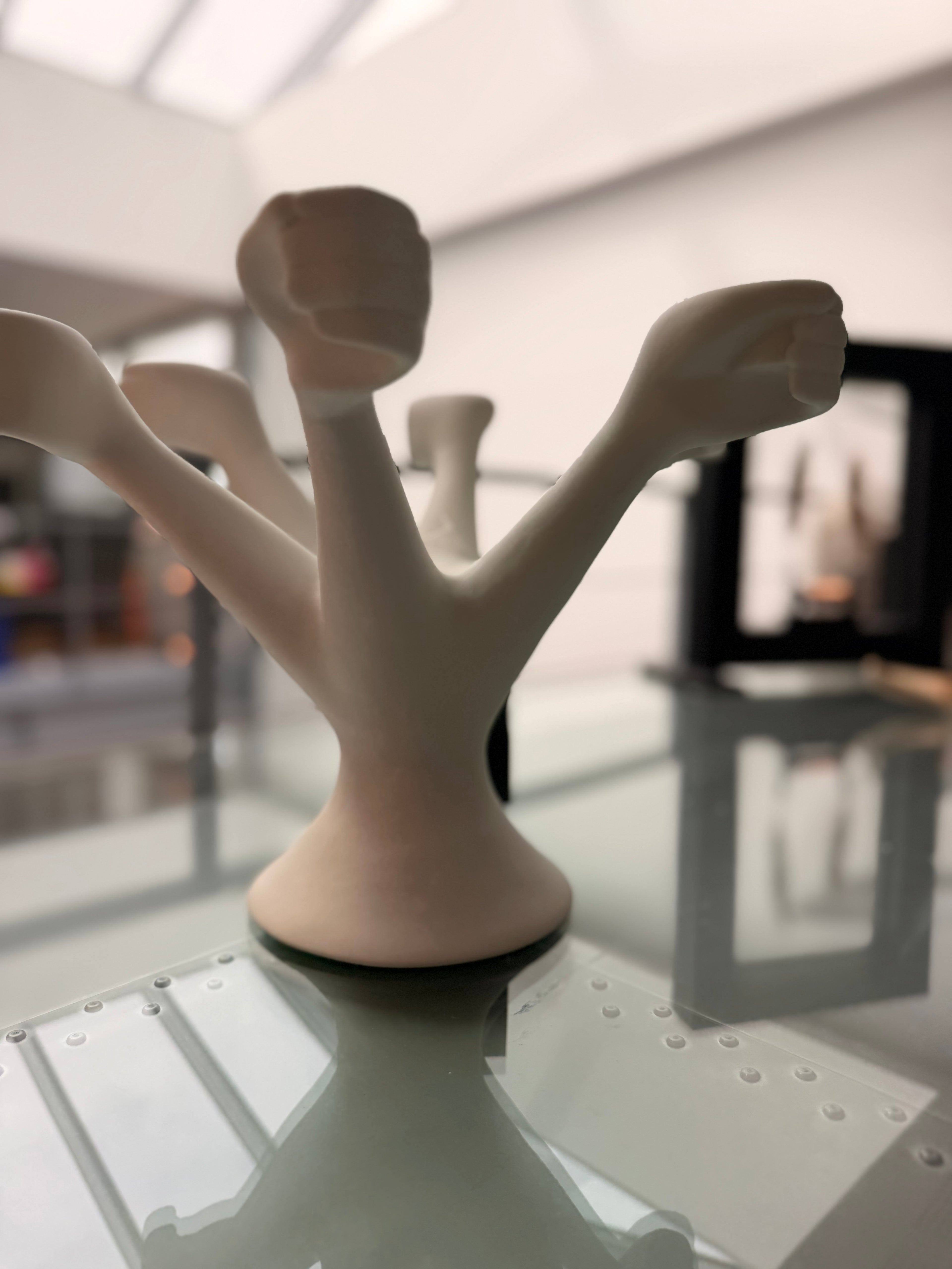 "Eve Multi-Fist" Bisque Porcelain Candlestick/Candelabra – Jonathan Adler