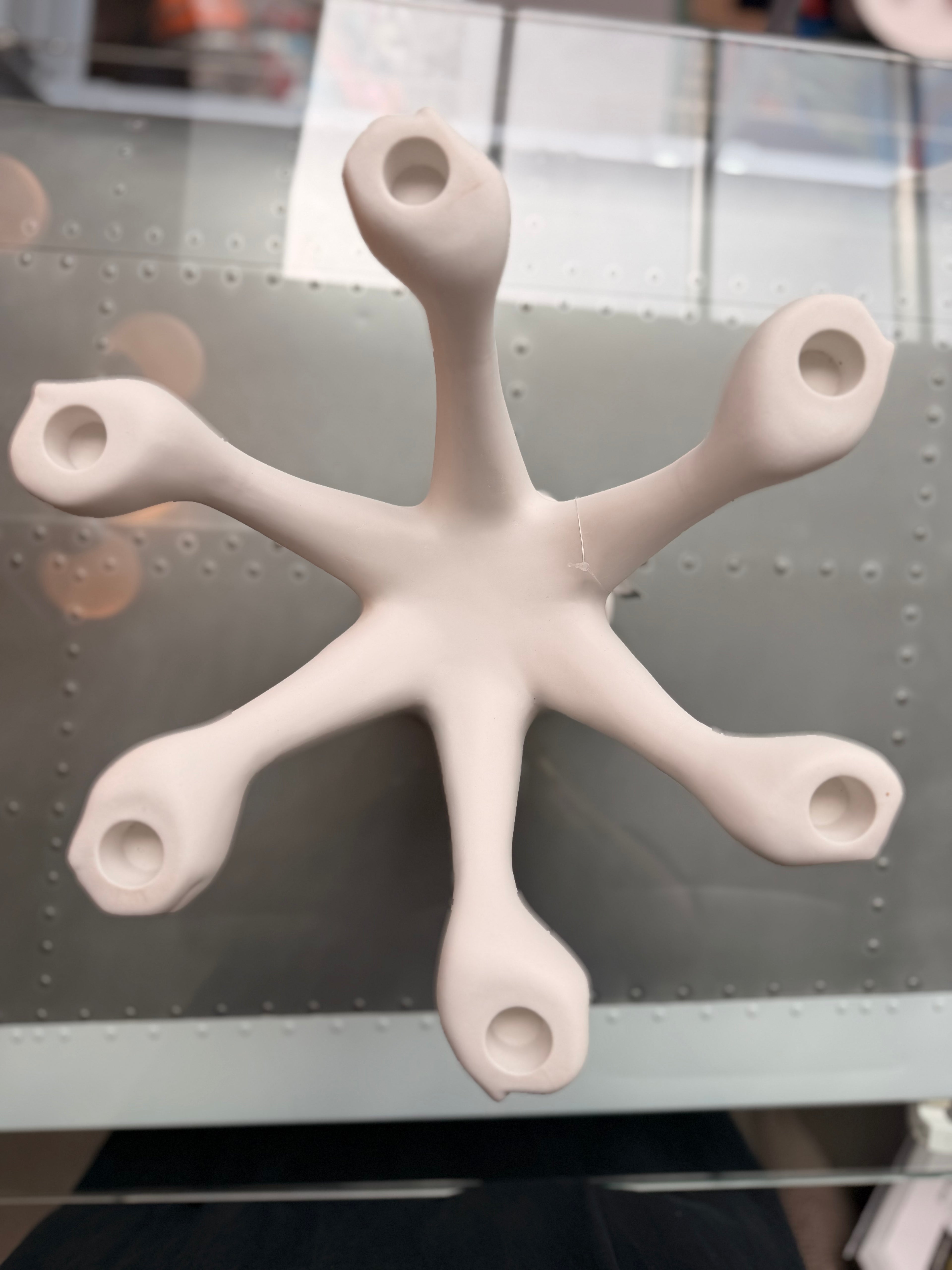 "Eve Multi-Fist" Bisque Porcelain Candlestick/Candelabra – Jonathan Adler