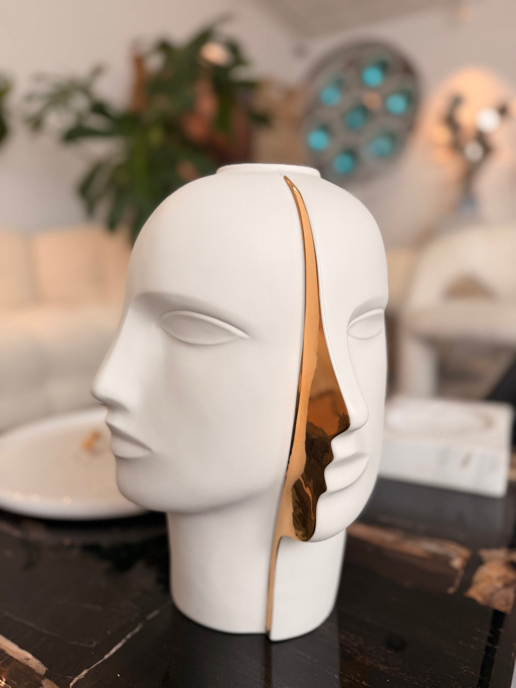 Vase Sculptural "Split" en Porcelaine – Jonathan Adler