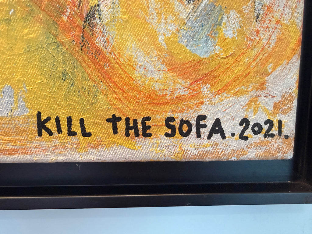 Neo-Expressionist Painting "Koyaanisqatsi" – Kill The Sofa (2021)