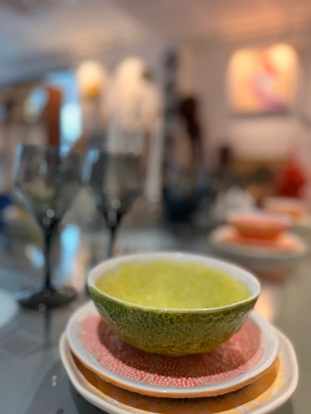Bols et petites assiettes en Céramique Motif Agrume — Chehoma