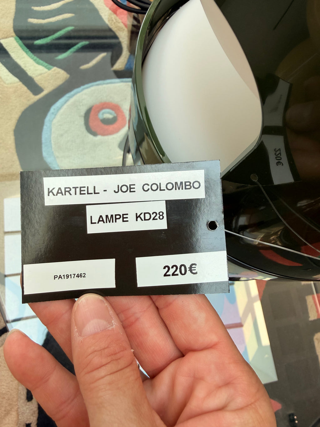 Lampe à poser — Kartell : "KD27 / KD28" par Joe Colombo
