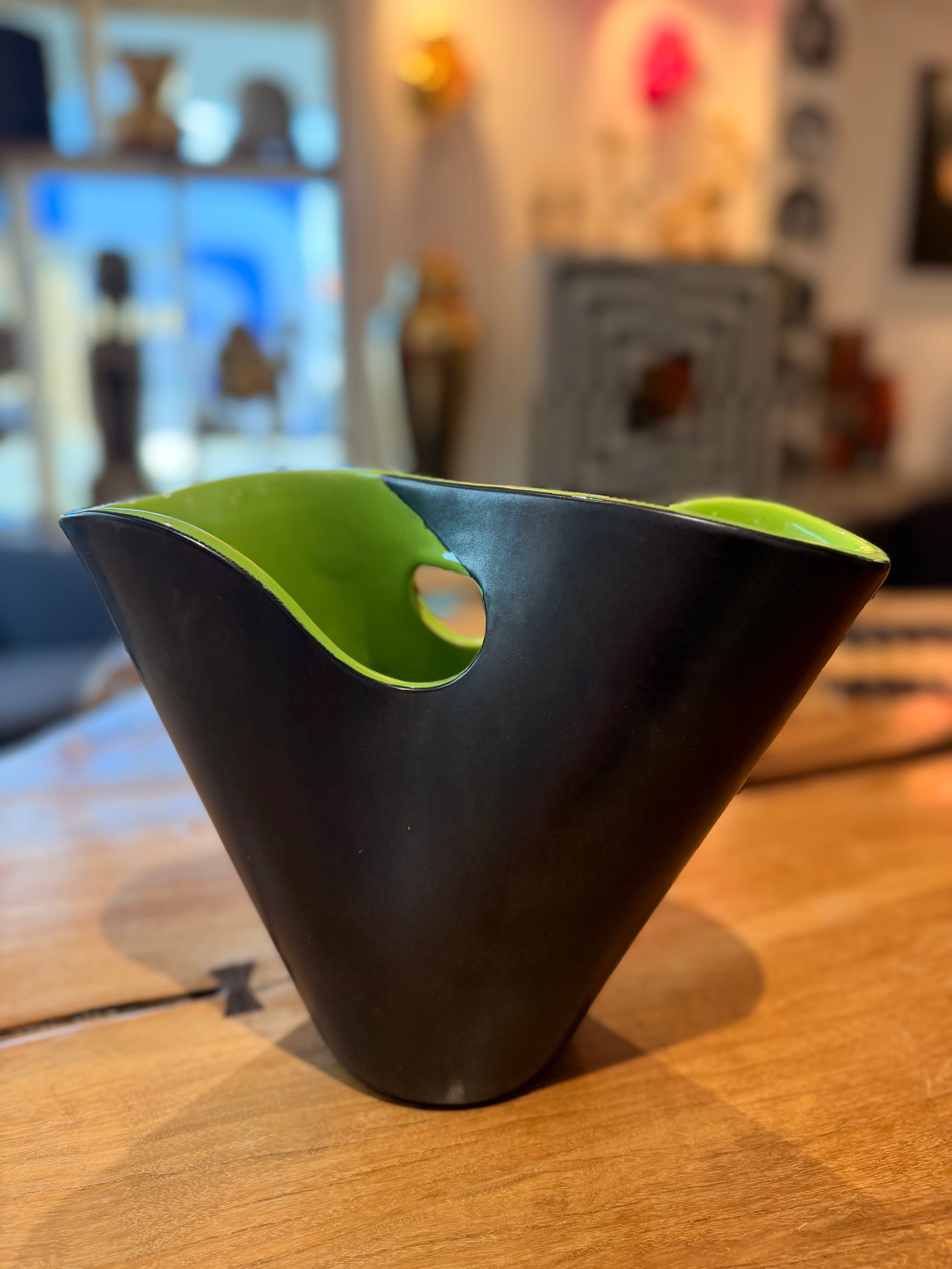 Vases Sculpturaux Vintage en Céramique – Élvinger / Vallauris