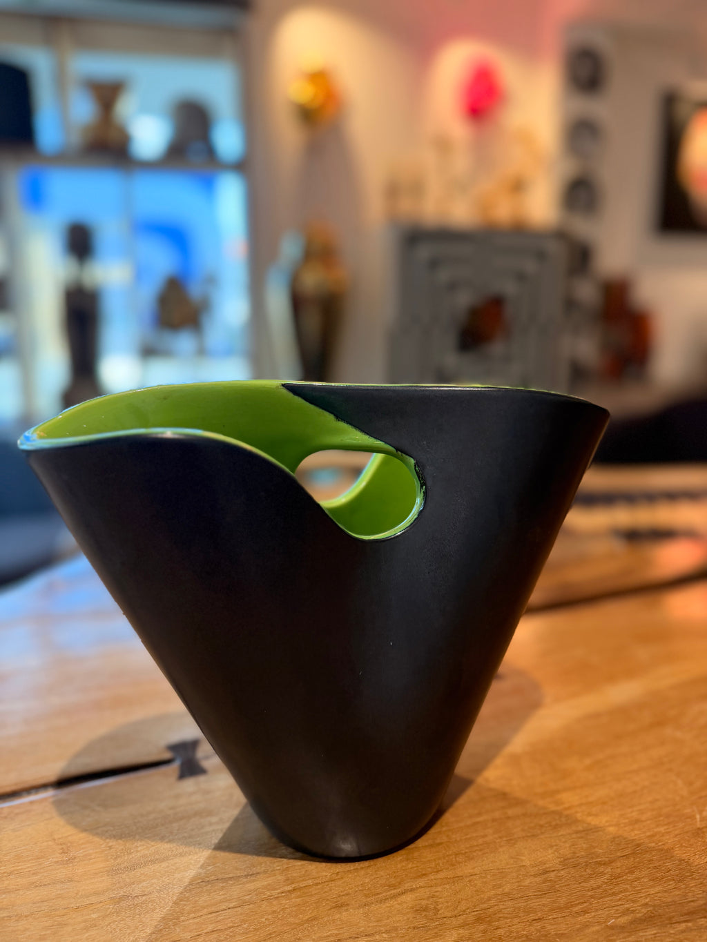 Vases Sculpturaux Vintage en Céramique – Élvinger / Vallauris