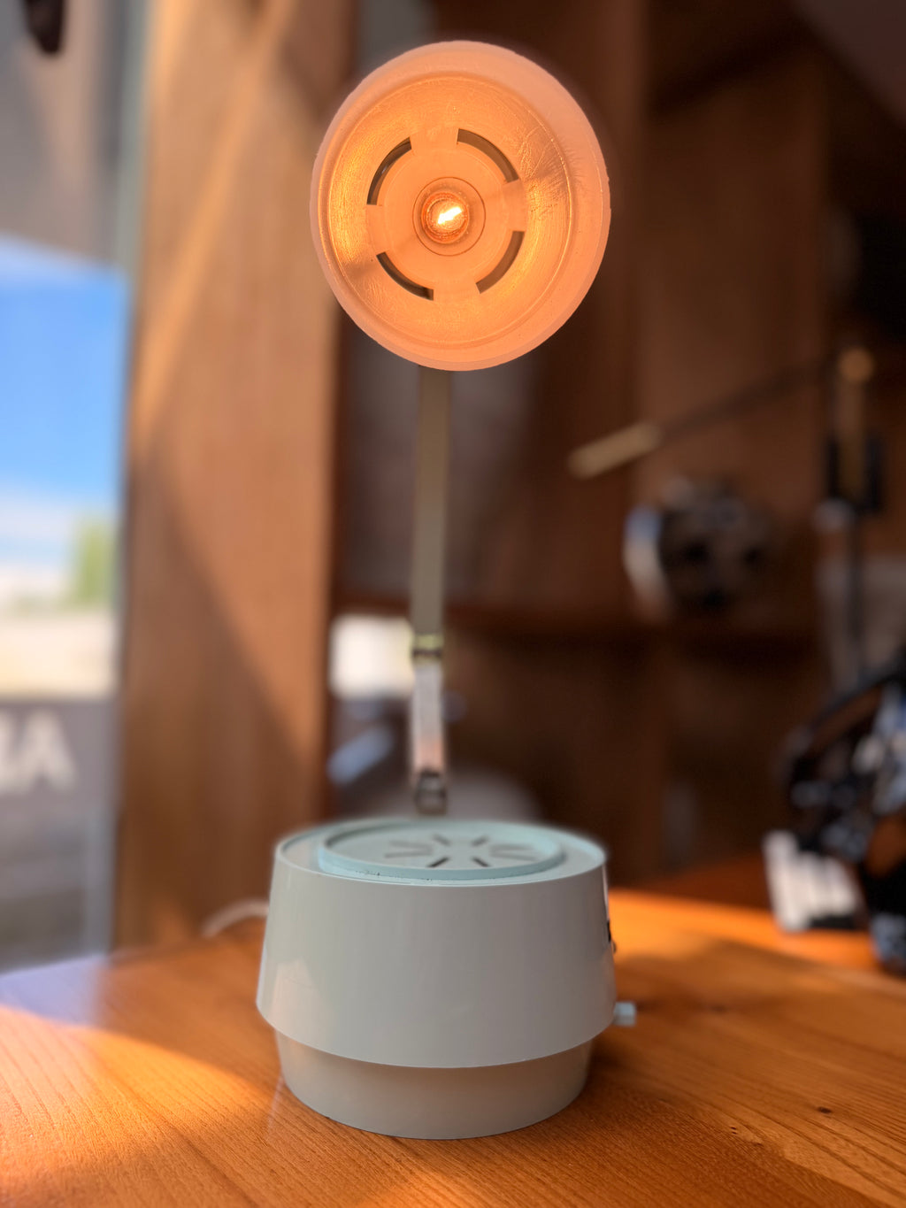 Lampe de Bureau Télescopique à Minuterie "Robot" — Design Space Age (Années 60-70)