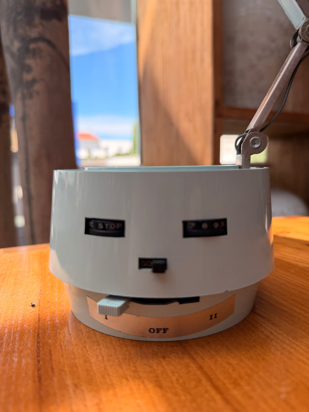 Lampe de Bureau Télescopique à Minuterie "Robot" — Design Space Age (Années 60-70)