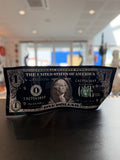 Sculpture Pop Art « One Dollar » en aluminium — Karl Lagasse